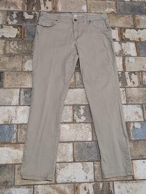 Sonoma Goods For Life Women’s 14 Slim Straight Pants Khaki Tan Casual 14